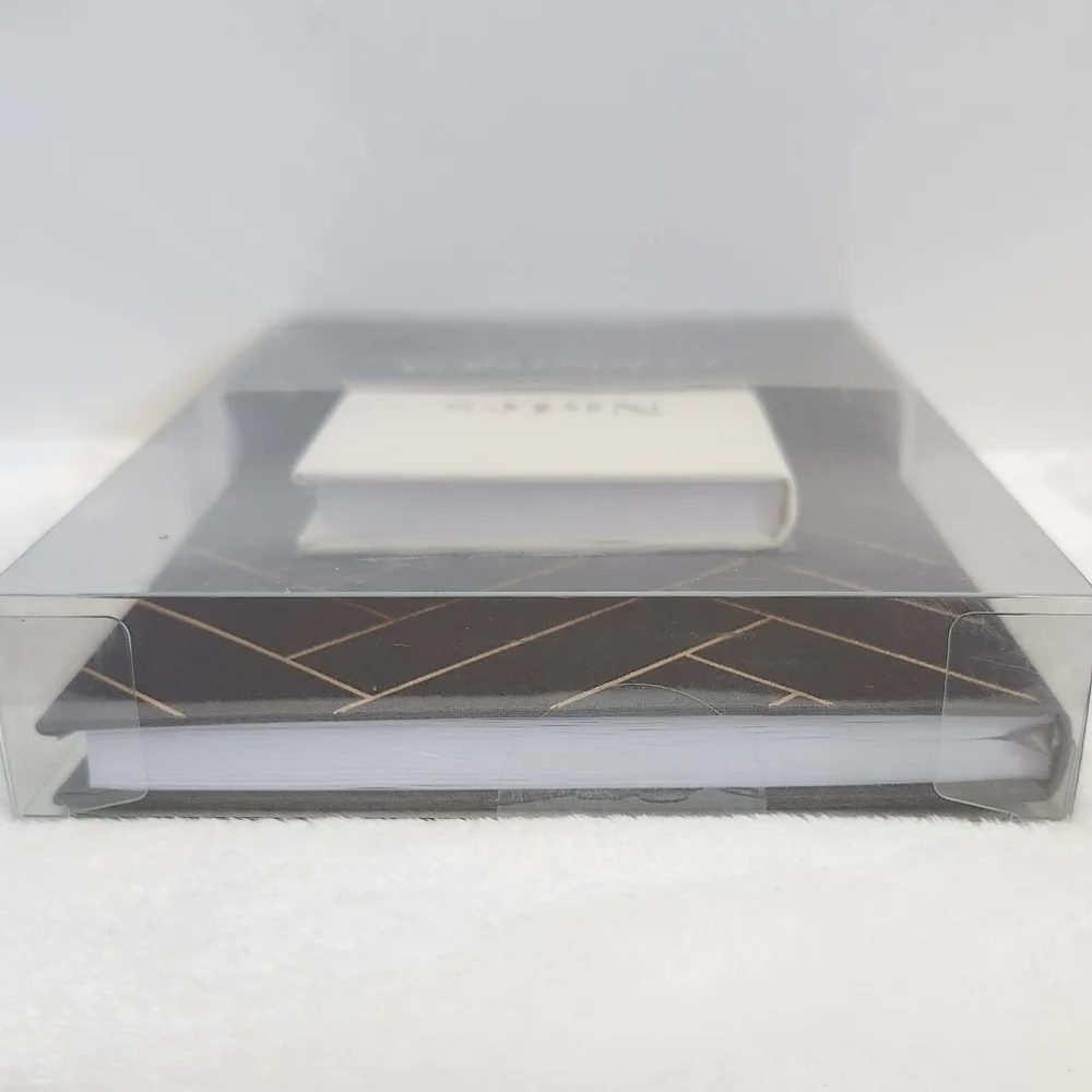 Gartner Studios Cream Gray Gold Bookcloth Journal 2 Piece Gift Set NWT